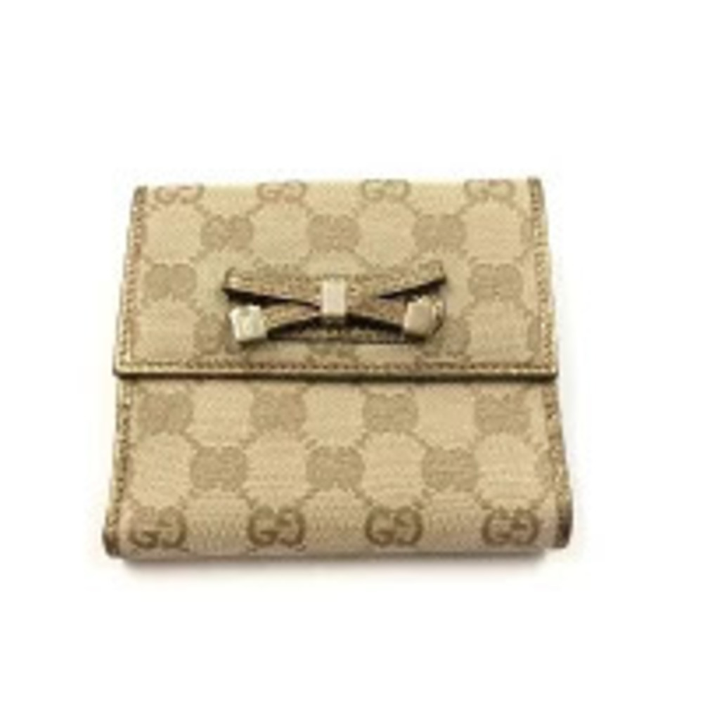 Gucci GG canvas bi fold wallet